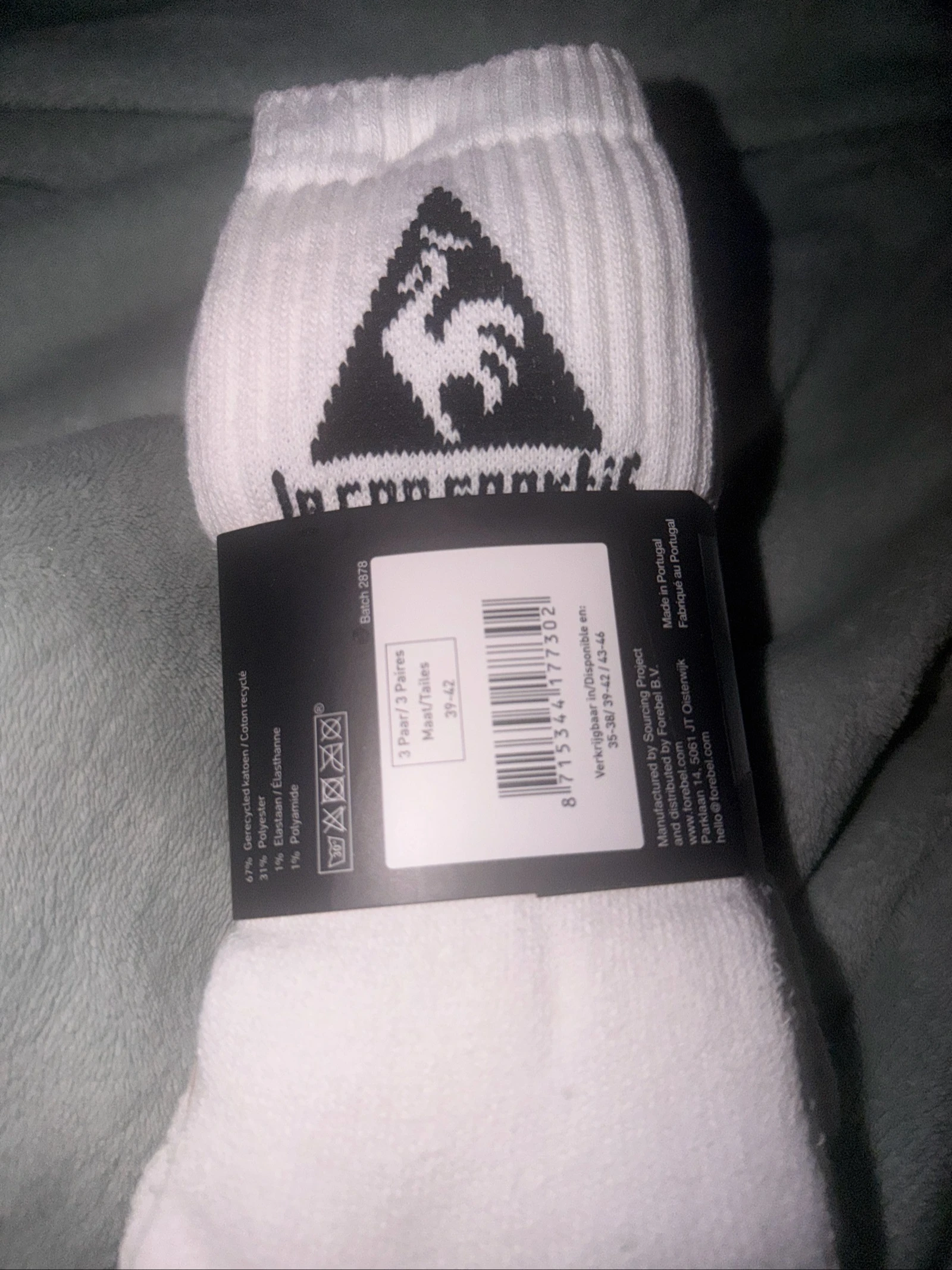 3 pairs Le Coq Sportif sports socks – photo 4